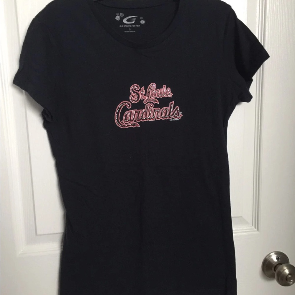 Women’s size S STL Cardinals navy blue shirt